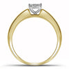 10kt Yellow Gold Round Diamond Bridal Wedding Ring Band Set 1/2 Cttw