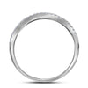 14kt White Gold Princess Diamond Halo Bridal Wedding Ring Band Set 1 Cttw
